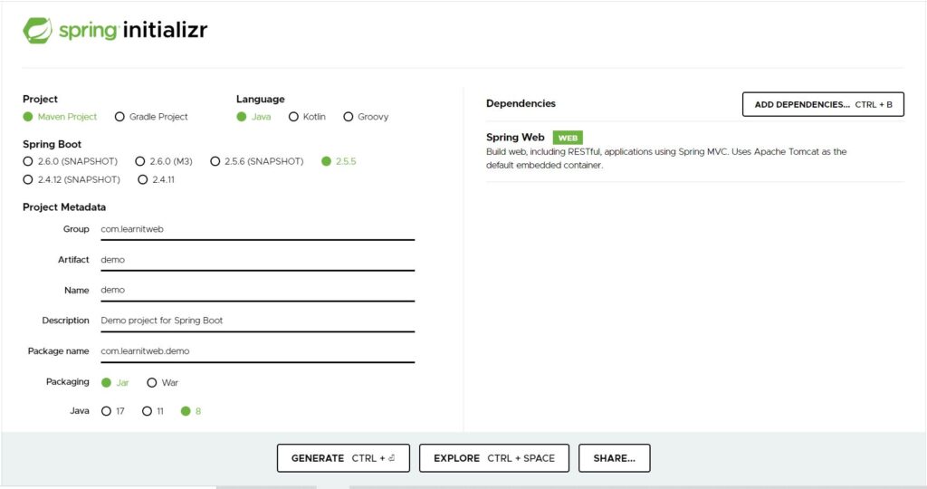 spring boot bootstrap